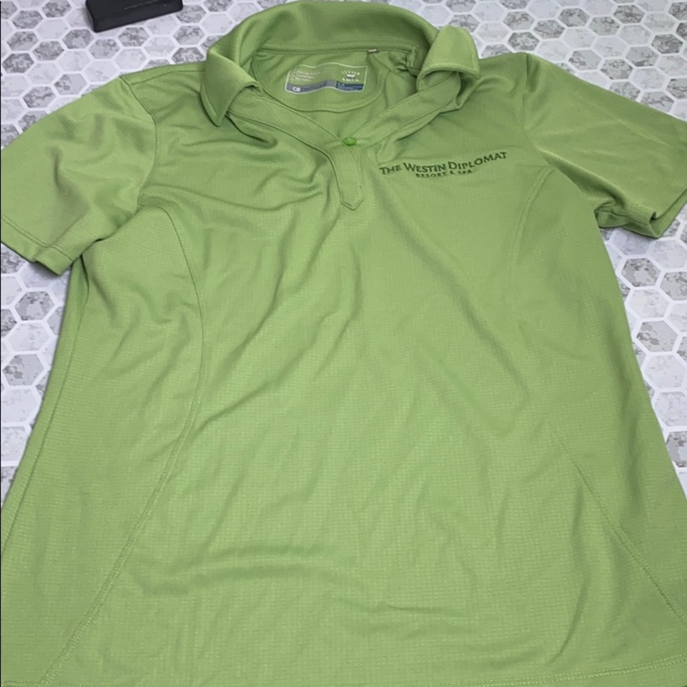 Cutter & Buck Small Green Collared Polo